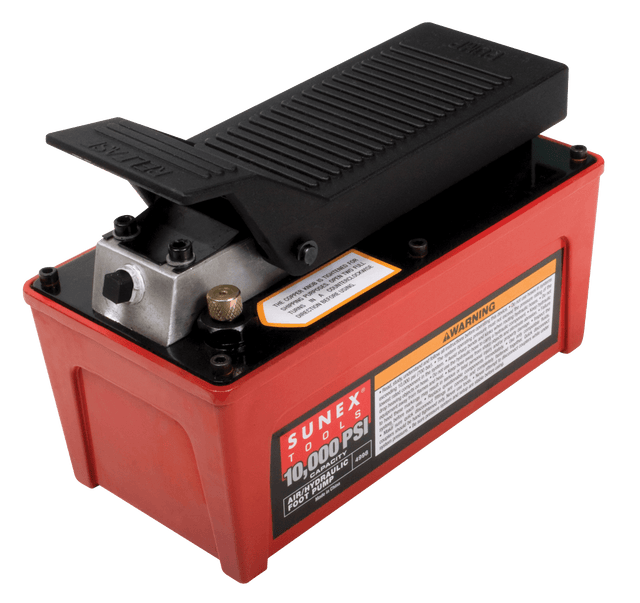 Sunex 4998 10,000 PSI Capacity Air/Hydraulic Foot Pump