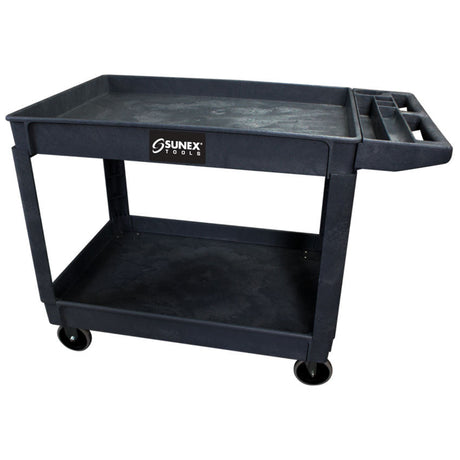 Sunex 8036 Black Large Plastic Utility Cart