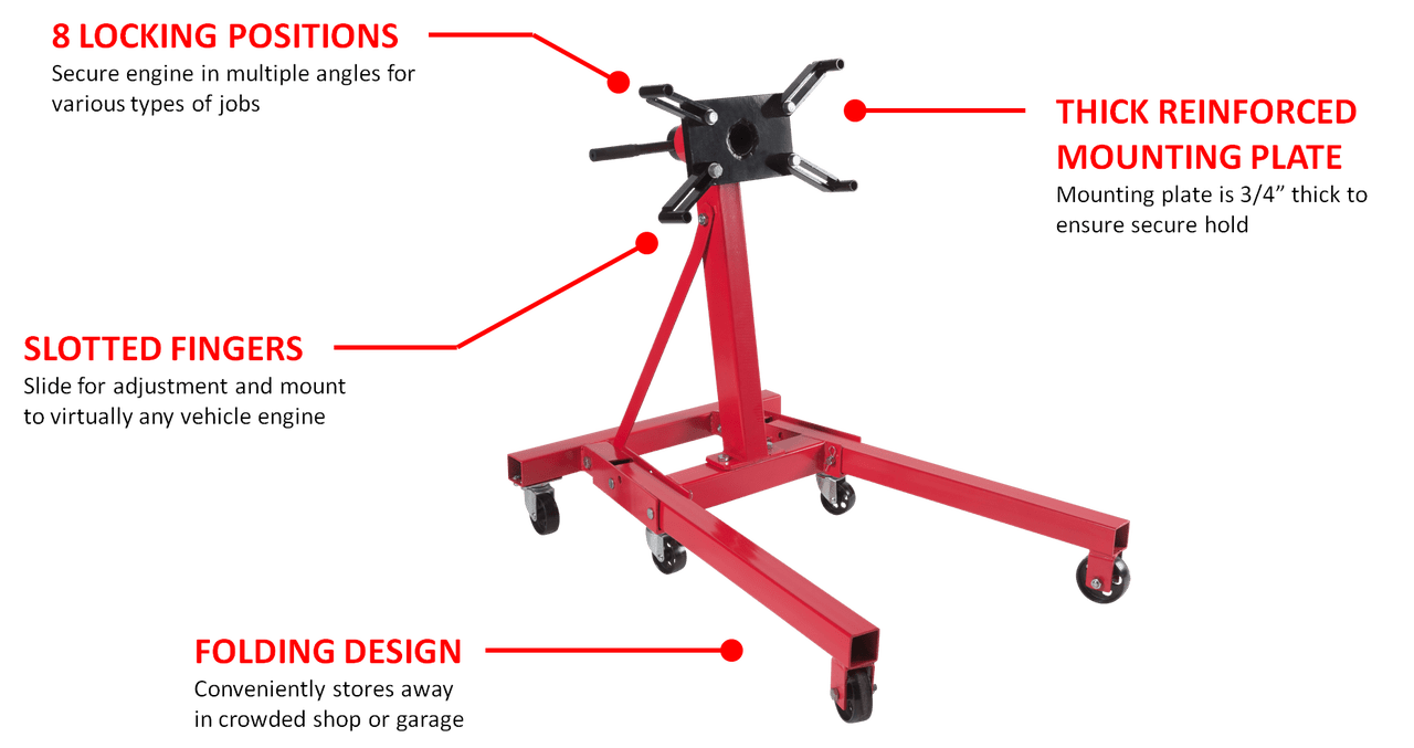 Sunex 8400 1 Ton Folding Engine Stand