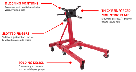 Sunex 8400 1 Ton Folding Engine Stand