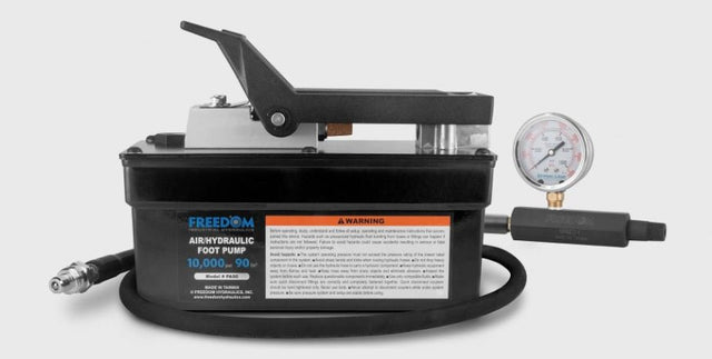 Tiger Tool 70129 Hydraulic Pump w/ 6' Hose and Gauge