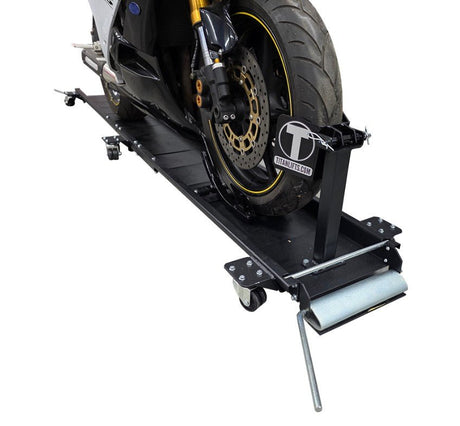 Titan MD - 1250 - XL 1,250 lb Motorcycle Dolly With Bulldog Wheel Chock