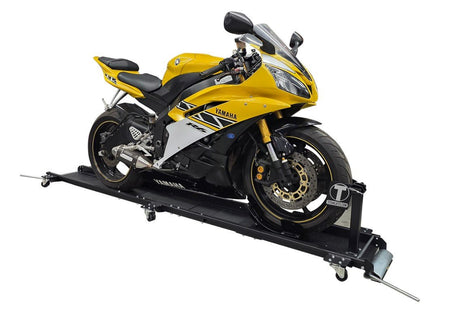 Titan MD - 1250 - XL 1,250 lb Motorcycle Dolly With Bulldog Wheel Chock