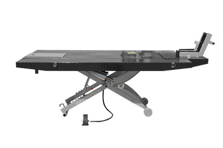 Titan SDML - 1000D - BG - XLT 1000 lb. Air Operated Motorcycle Lift With Vise & Side Extensions Package