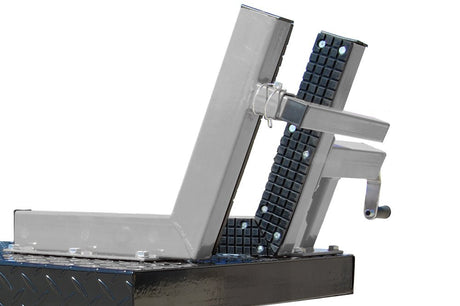 Titan SDML - 1000D - BG - XLT 1000 lb. Air Operated Motorcycle Lift With Vise & Side Extensions Package