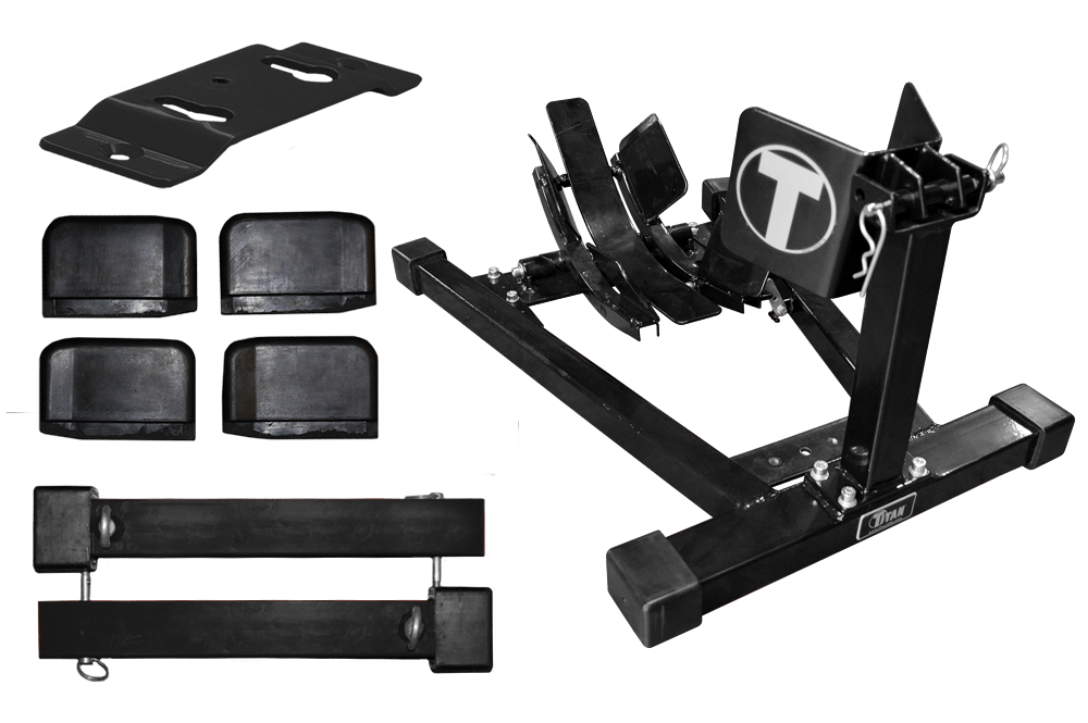 Titan WC - 1500X - KIT Bulldog Moto Cradle Wheel Chock Kit