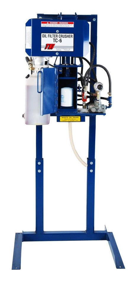 TSI TC - 6PKG Oil Filter Crusher With Stand Package
