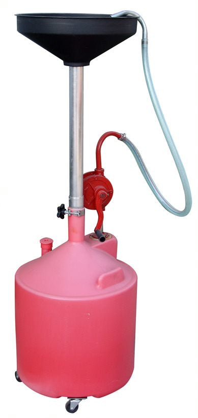 Tuxedo 18G - Drain 18 gallon Portable Oil Drain With Pump and Drain Valve