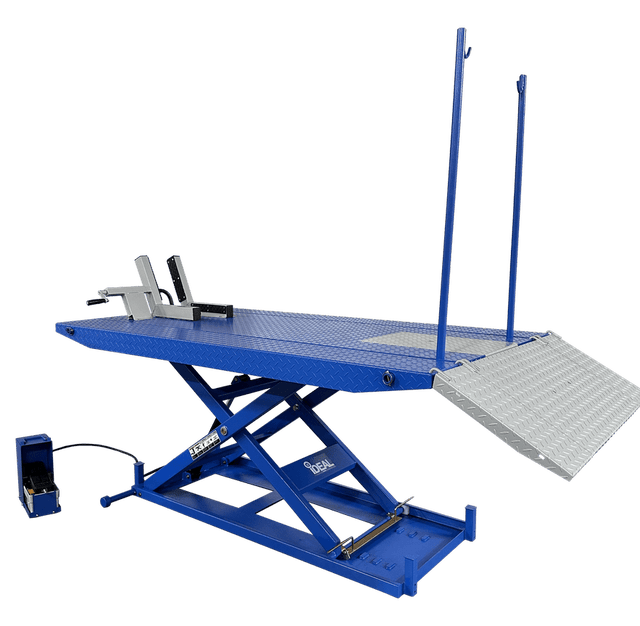 Tuxedo M - 1500C - HR High Rise 1500 lb. Air Operated Motorcycle Lift