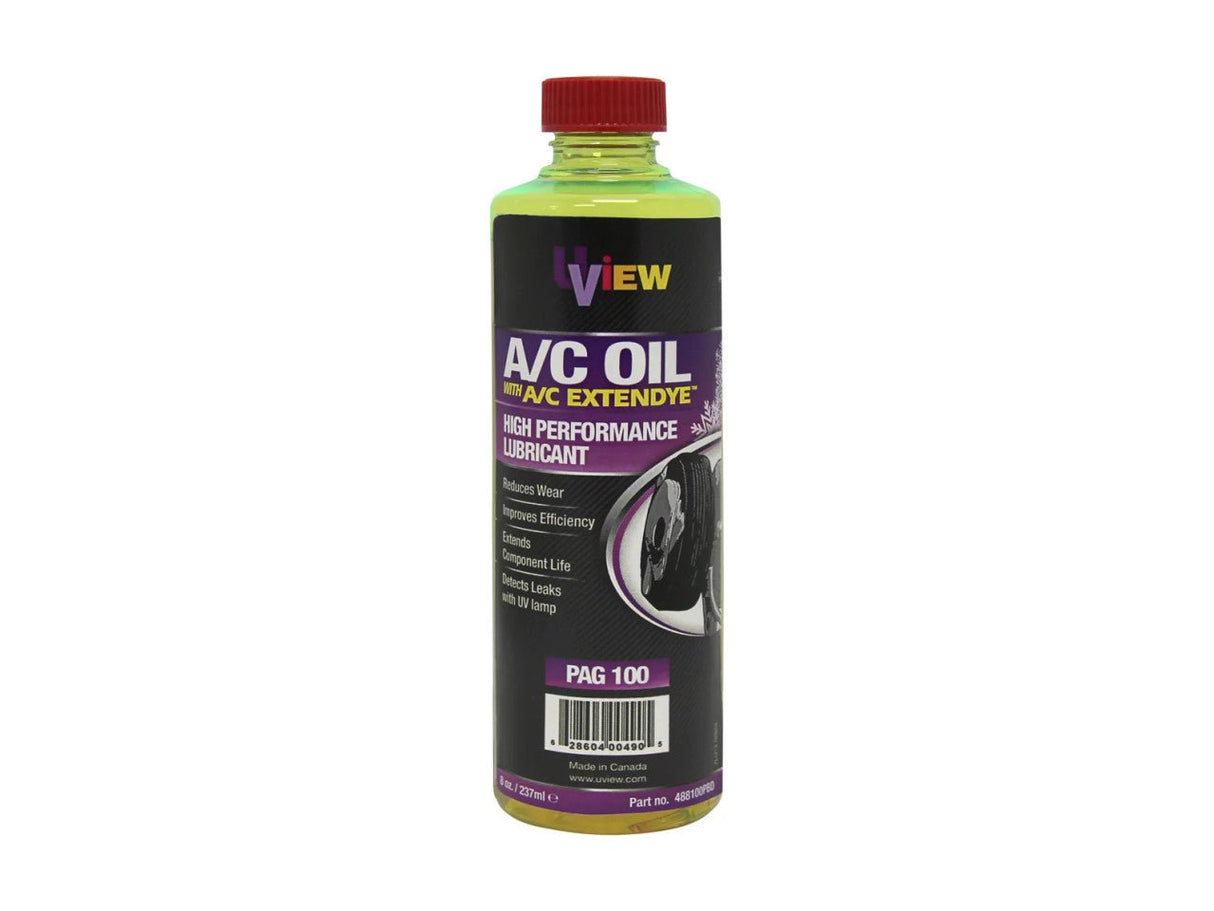 Uview 488100PBD PAG 100 Oil with A/C ExtenDye