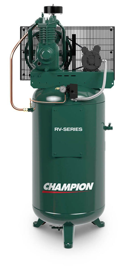Champion VRV5 - 8 5 HP 1 PH 3600 RPM Vert 80 Gal Tank Air Compressor