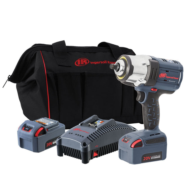 Ingersoll Rand W7152 - K22 1/2" High - Torque 20V Cordless Impact Wrench Kit