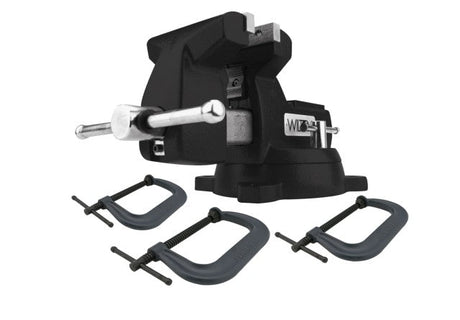 Wilton 746 Mechanics Vise and 3 - pc 400 Series C - Clamp Set